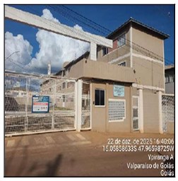 Apartamento em Valparaíso de Goiás, Ypiranga, Quadra 1, N. Ch 11j, Apto 102, Bl D, Pav 01 Rua Marajoara, GO. Área: 44.77m2