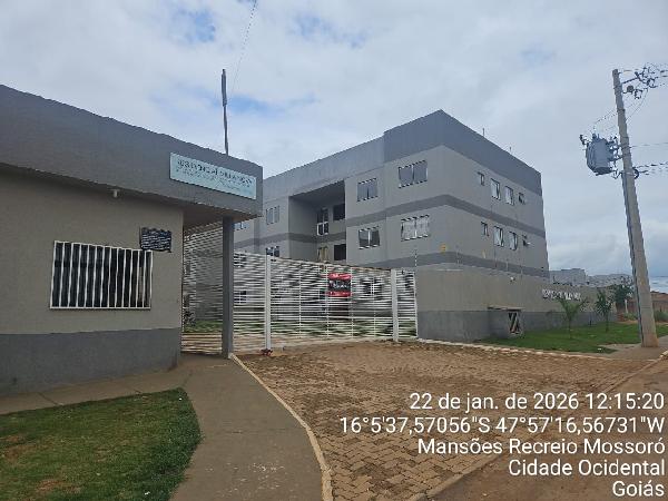 Apartamento em Cidade Ocidental, Mansoes Recreio Mossoro, Quadra 3, N. Sn, Apto 808, Lt 20 Bl 08 Pav 01 Rua Osvaldo Cruz, GO. Área: 43.04m2