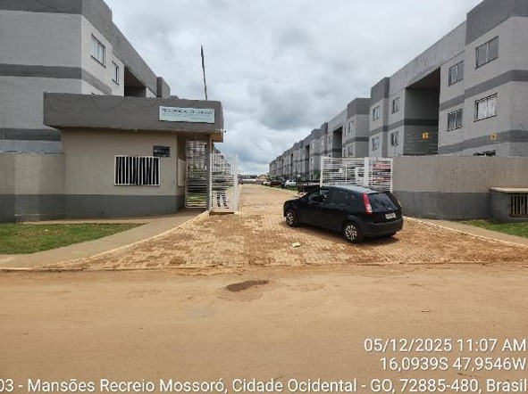 Apartamento em Cidade Ocidental, Mansoes Recreio Mossoro, Quadra 3, N. Sn, Apto 1206, Bl 12 Lt 20 Rua Osvaldo Cruz Vg 1206, GO. Área: 43.04m2