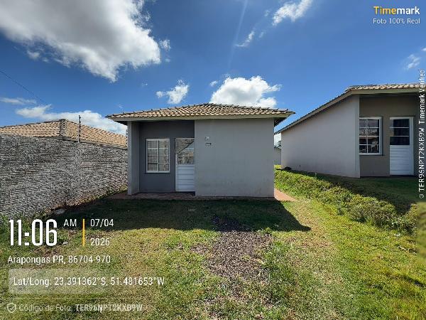 Casa em Arapongas, Loteamento Bem Viver Arapongas, Rua Curiango Comum, N. 4208, Lt 15, Qd 19, PR. Área: 43.85m2