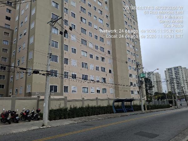 Apartamento em Santo André, Vila Palmares, Rua Mendes Leal, N. 02, Apto 2009, Torre 01 Vg 32, SP. Área: 36.34m2
