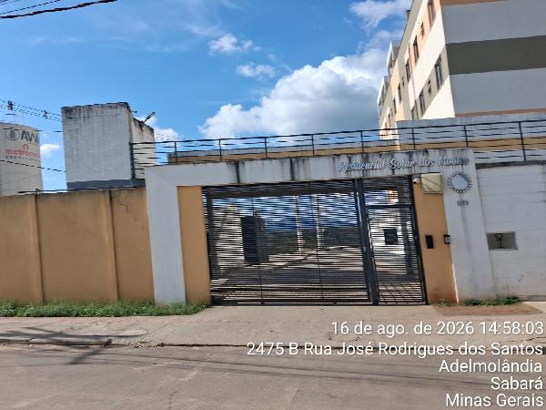 Apartamento em Sabará, Adelmolandia, Rua Jose Rodrigues Dos Santos, N. 2475, Apto 203, Bl 14, MG. Área: 43.55m2