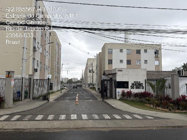 Apartamento em Rio de Janeiro, Campo Grande, Estrada Do Campinho, N. 5150, Apto 302, Bl 21, RJ. Área: 43.94m2