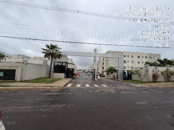 Apartamento em Anápolis, Jardim Palmares, Avenida Patriarca, N. 1.070, Apto 201, Bl 09 Vg 200, GO. Área: 40.95m2