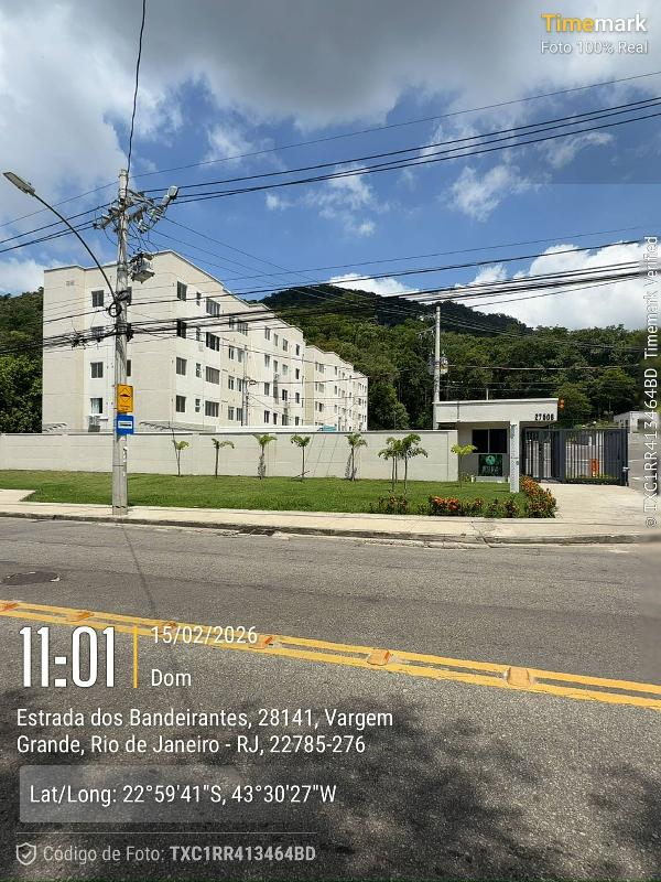 Apartamento em Rio de Janeiro, Vargem Grande, Estrada Dos Bandeirantes, N. 27508, Apto 312, Bl 04 Lt 01 Pal 49546, RJ. Área: 43m2