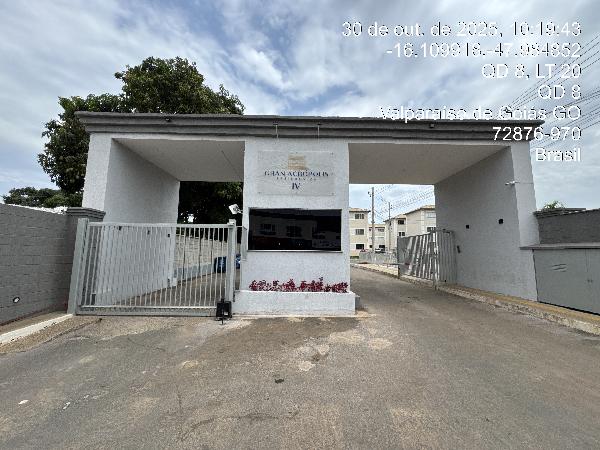 Apartamento em Valparaíso de Goiás, Chacaras E Mansoes Santa Maria, Rua 8, N. Sn, Apto 102, Bl 26 TÉRreo Vg 160 Qd 08 Ch 37, GO. Área: 75.97m2