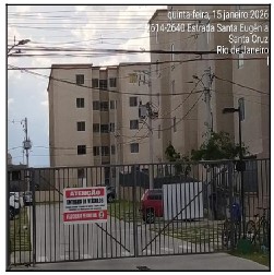Apartamento em Rio de Janeiro, Santa Cruz, Estrada De Santa Eugenia, N. 3000, Apto 306, Bl 11, RJ. Área: 40.54m2