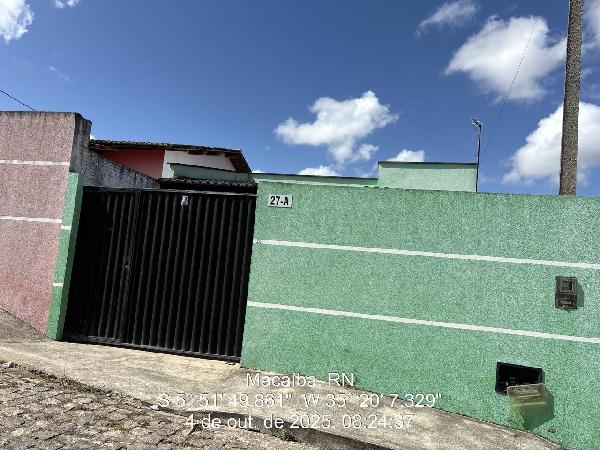 Casa em Macaíba, Ferreiro Torto, Rua Maria Das Dores Ferreira, N. 91, Cs 27-A Lt F Qd 06, RN. Área: 68.35m2