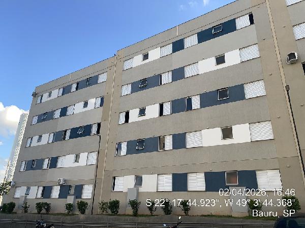 Apartamento em Bauru, Jardim Pagani, Rua Telezinho Gomes Sardim, N. 2-73, Apto 33, Torre 01, SP. Área: 41.97m2