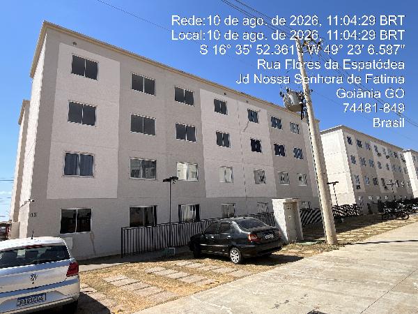 Apartamento em Goiânia, Residencial Flores Do Cerrado, Rua Flores Daespatodia, N. Sn, Apto 301, Pav 03 Bl 13 Rua Flores Da Espatodia, GO. Área: 42.05m2