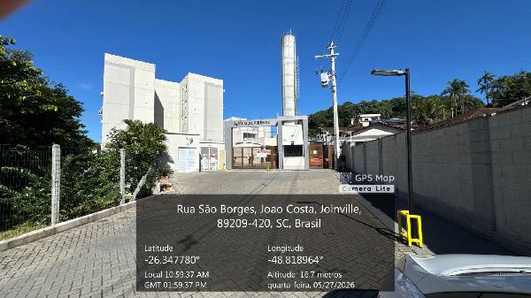 Apartamento em Joinville, Costa E Silva, Rua JoÃO Da Costa JÚNior, N. Sn, Apto 202, Bloco 05, 2º Pavimento, Vaga 29 E M05, SC. Área: 39.3m2
