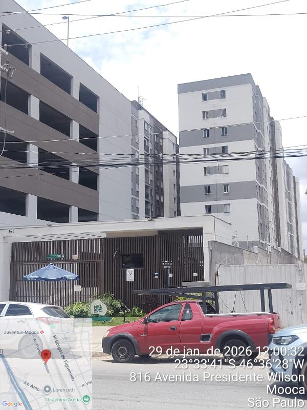 Apartamento em São Paulo, Mooca, Avenida Presidente Wilson, N. 620, Apto 809, Torre 06, SP. Área: 24.69m2