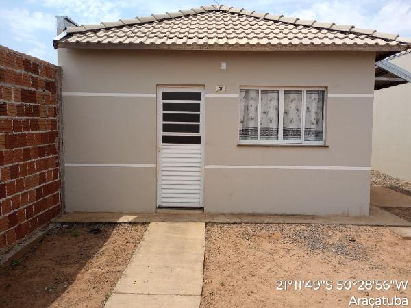 Casa em Araçatuba, Conjunto Habitacional Luana Ii, Rua Antonio Falcetti, N. 58, Qd B Lt 21, SP. Área: 44.82m2