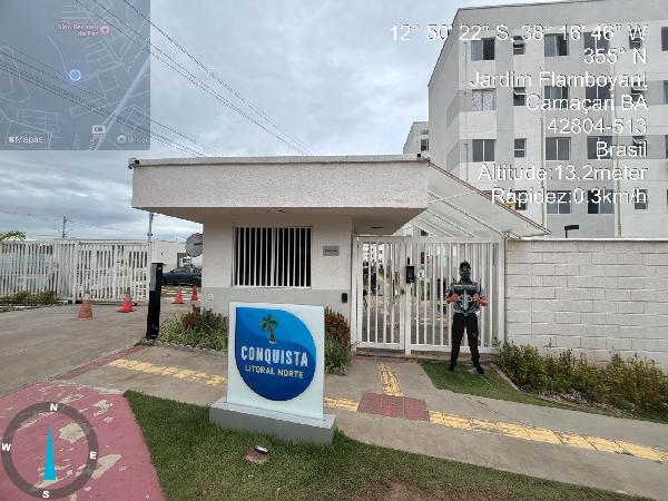 Apartamento em Camaçari, Jardim Dos Flamboyan, Rua D, N. 1, Apto 103, Bloco 23, BA. Área: 47.02m2