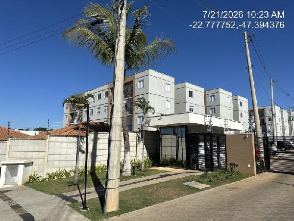 Apartamento em Santa Bárbara d'Oeste, Recreio Alvorada, Rua Alecio Biondi, N. 411, Apto 05, Torre 07 Pav Terreo, SP. Área: 43.55m2