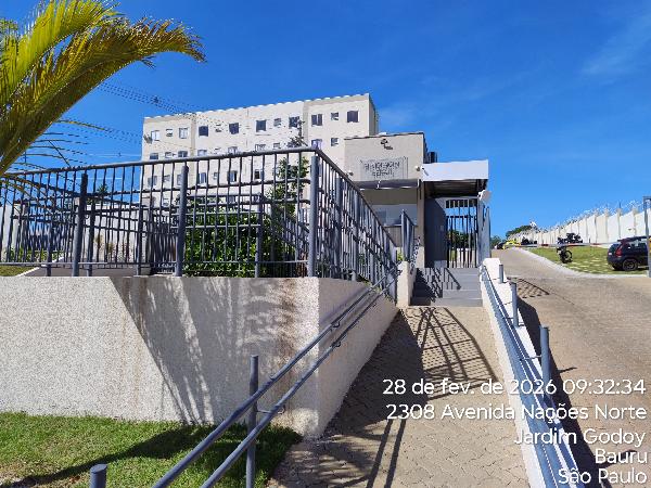 Apartamento em Bauru, Jardim Godoy, Avenida Nacoes Unidas Norte, N. 23-08, Apto 201, Bl 10, SP. Área: 39.3m2