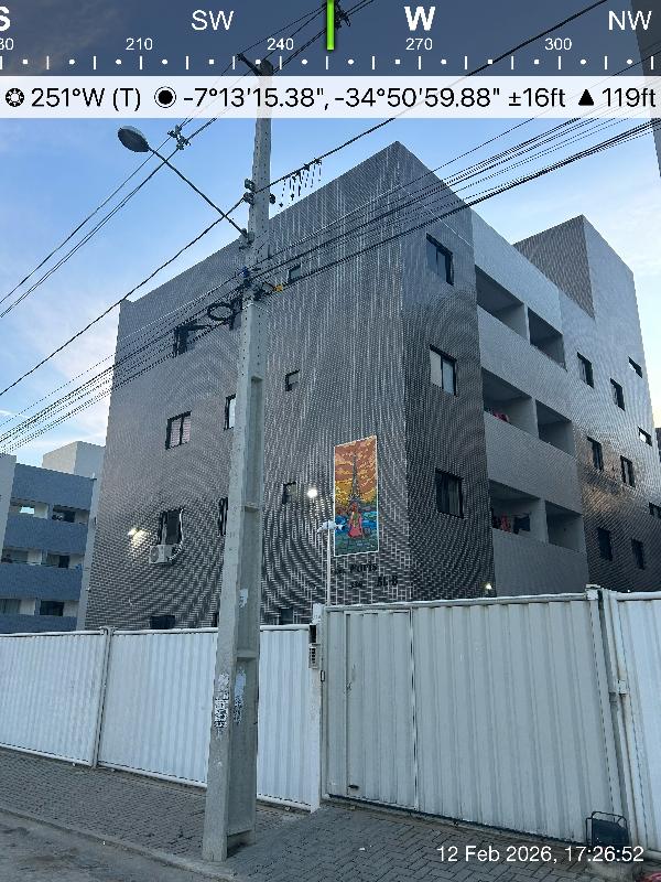 Apartamento em João Pessoa, Gramame, Rua Milton De Oliveira Melo, N. 330, Apto 101, Bl A, PB. Área: 49.02m2