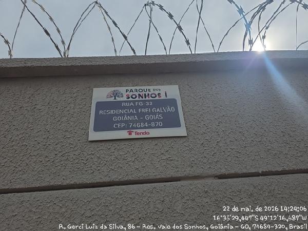 Apartamento em Goiânia, Residencial Frei Galvao, Avenida Frei Galvao, N. Sn, Apto 203, Lt 01 Qd 26 Bl 09 2 Pav, GO. Área: 42.05m2