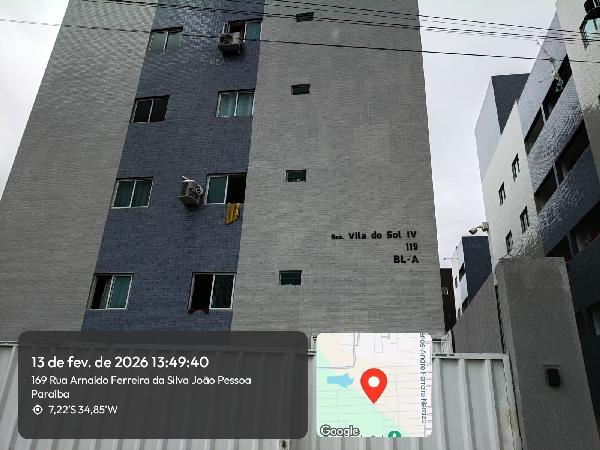 Apartamento em João Pessoa, Gramame, Rua Arnaldo Ferreira Da Silva, N. 119, Apto 406, 3º Andar, Bl A, PB. Área: 45.38m2