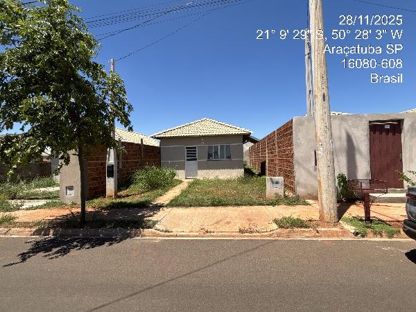 Casa em Araçatuba, Residencial Sylvio Jose Venturolli, Rua Laercio Dan, N. 190, Qd 09 Lt 21, SP. Área: 44.82m2