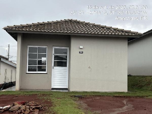 Casa em Arapongas, Jardim Petropolis, Rua Papa Taoca Do Sul, N. 150, Lt 06 Qd 07 - Lot Bem Viver Arapongas, PR. Área: 43.85m2