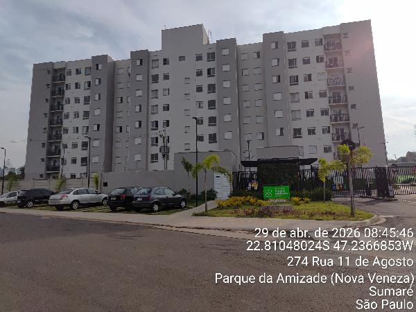 Apartamento em Sumaré, Parque Da Amizade (nova Veneza), Rua Onze De Agosto, N. 274, Apto 410, Torre 02 Box 33, SP. Área: 42.49m2