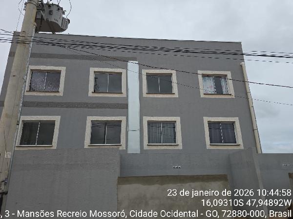 Apartamento em Cidade Ocidental, Mansoes Recreio Mossoro, Quadra 04, N. Sn, Apto 302, Lt 03, Bl B, Vg B302, GO. Área: 47.37m2