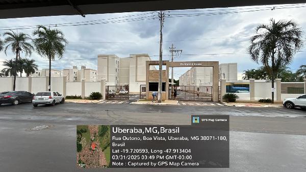 Apartamento em Uberaba, Vila Arquelau, Rua Outono, N. 250, Apto 303, Bl 15, MG. Área: 39.3m2