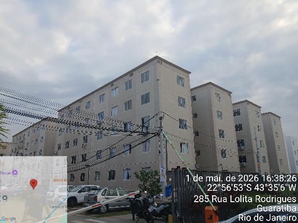 Apartamento em Rio de Janeiro, Guaratiba, Rua Projetada 2, N. 285, Apto 407, Bl 06 Lt 06 Pal 49516, RJ. Área: 40m2