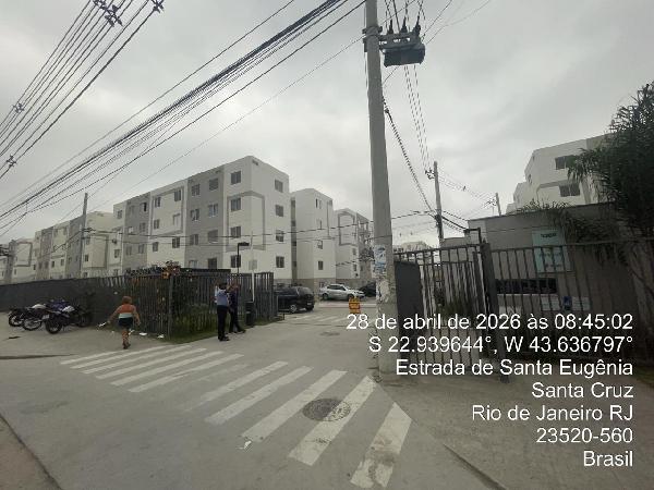 Apartamento em Rio de Janeiro, Santa Cruz, Estrada De Santa Eugenia, N. 3200, Apto 108, Bl 12 Lt 1 Pal 49.422, RJ. Área: 40.54m2 Apartamento em Rio de Janeiro, Santa Cruz, Estrada De Santa Eugenia, N. 3200, Apto 108, Bl 12 Lt 1 Pal 49.422, RJ. Área: 40.54m2