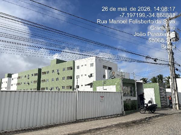 Apartamento em João Pessoa, Gramame, Rua Manoel Felisberto Da Silva, N. 555, Apto 203, Bloco G, PB. Área: 49.09m2