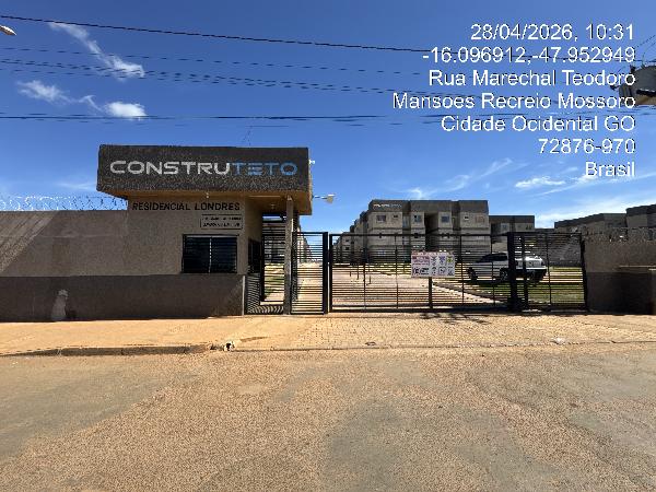 Apartamento em Cidade Ocidental, Mansoes Recreio Mossoro, Quadra Quadra 6, N. Sn, Apto 1109, Bl 11 Pav 02 Vg 1109 Lt 13d, GO. Área: 41.78m2