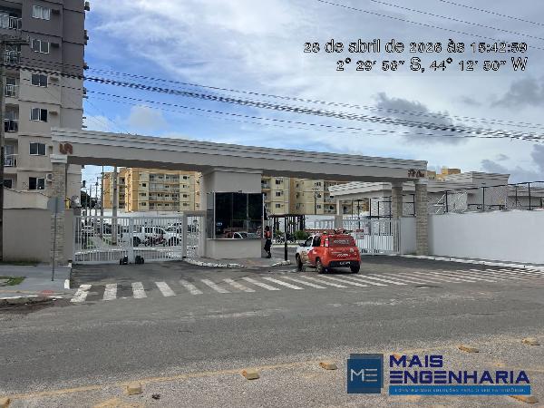 Apartamento em São Luís, Turu, Estrada Santa Rosa, N. A1, Apto 605, Bloco 03, MA. Área: 55.49m2