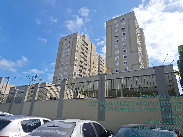 Apartamento em Rio de Janeiro, Colegio, Estrada Do Barro Vermelho, N. 1757, Apto 102, Bl 02, RJ. Área: 46m2