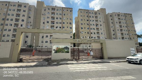 Apartamento em Joinville, Floresta, Rua Aquino Manoel Quintino, N. 536, Apto 106, Torre 7 Pv 01 Vg 310, SC. Área: 44.31m2