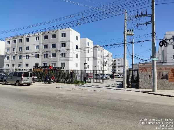 Apartamento em Rio de Janeiro, Santa Cruz, Estrada Santa Eugenia, N. 3200, Apto 105, Bl 13, RJ. Área: 40.54m2