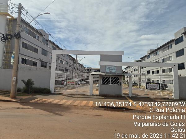 Apartamento em Valparaíso de Goiás, Parque Esplanada Iii, Rua Grecia, N. Sn, Apto 101, Bl I 1 Pav Lt 01 Qd 06, GO. Área: 44.77m2