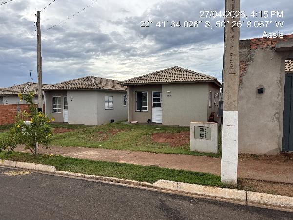 Casa em Assis, Residencial Bella Vista Ii, Rua Pastor Flavio Pereira Da Silva (Antiga Rua M), N. 188, Lt 22 Qd M, SP. Área: 43.85m2