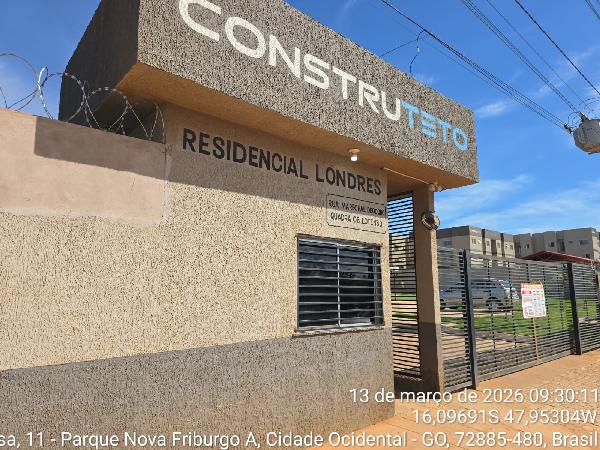Apartamento em Cidade Ocidental, Mansoes Recreio Mossoro, Quadra 06, N. Sn, Apto 1203, Bl 12, Lt 13d, Rua Marechal Deodoro, GO. Área: 41.78m2 Apartamento em Cidade Ocidental, Mansoes Recreio Mossoro, Quadra 06, N. Sn, Apto 1203, Bl 12, Lt 13d, Rua Marechal Deodoro, GO. Área: 41.78m2