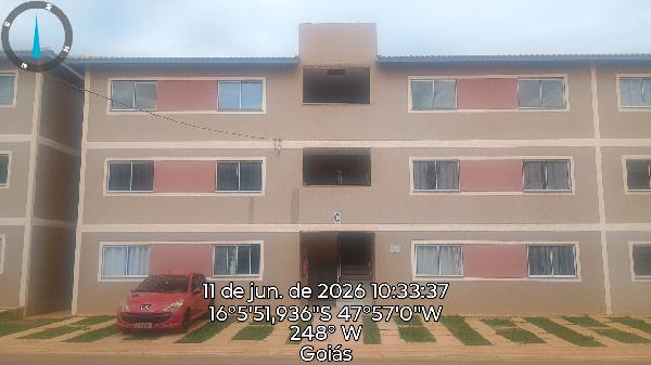 Apartamento em Cidade Ocidental, Mansoes Recreio Mossoro, Quadra Quadra 7, N. Sn, Apto 201, Bloco C 2º Pavimento, GO. Área: 44.77m2