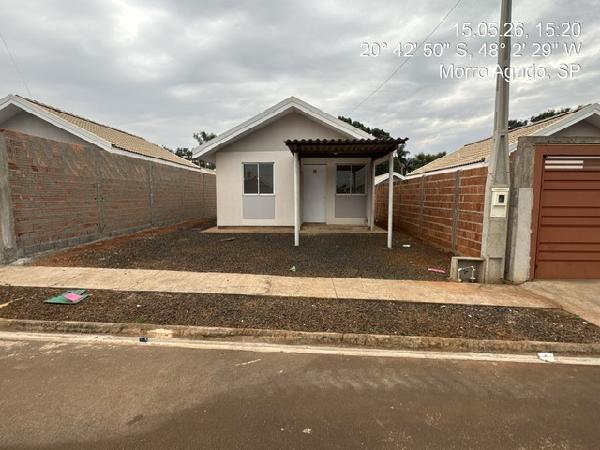 Casa em Morro Agudo, Residencial Alfredo Benedetti, Rua Augusto Cezar Mazza, N. 75, Lt 07 Qd 28, SP. Área: 45.63m2
