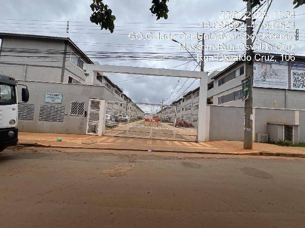 Apartamento em Cidade Ocidental, Mansoes Recreio Mossoro, Rua Oswaldo Cruz, N. ., Apto 201, Bl J Chacara 17 Qd 04, GO. Área: 44.77m2