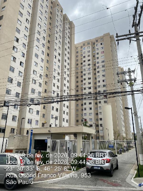 Apartamento em São Paulo, Vila Curuca, Rua Osorio Franco Vilhena, N. 1217, Apto 1508, Tr B His, SP. Área: 32.48m2