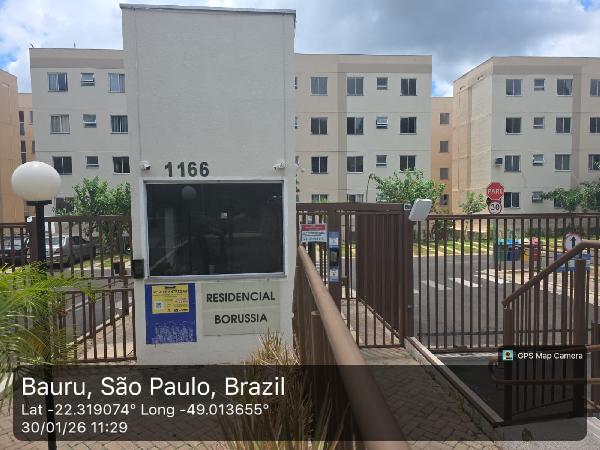 Apartamento em Bauru, Jardim Country Club, Rua Augusto Paulo Lima, N. 1-166, Apto 504, Bl 09, Vg 63, SP. Área: 39.3m2