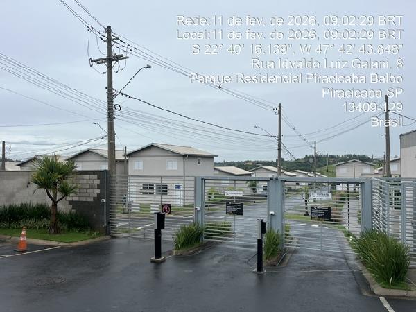 Casa em Piracicaba, Parque Residencial Piracicaba, Rua Idvaldo Luiz Galani, N. 140, Cs 361 Qd K, SP. Área: 54.42m2