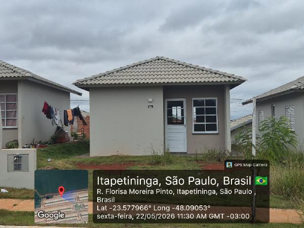 Casa em Itapetininga, Loteamento Residencial Cristovao Colombo, Rua Valdomiro Camargo, N. 223, Lt 36 Qd M, SP. Área: 43.85m2
