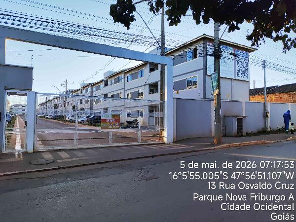 Apartamento em Cidade Ocidental, Mansoes Recreio Mossoro, Quadra Quadra 4, N. Sn, Apto 101, Lt 04 Bl M Vg M101 Rua Osvaldo Cruz, GO. Área: 44.77m2