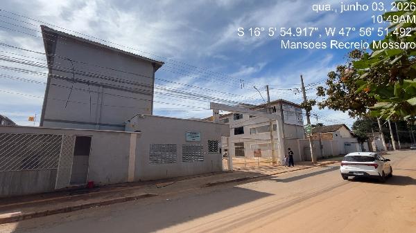 Apartamento em Cidade Ocidental, Mansoes Recreio Mossoro, Quadra 4, N. Sn, Apto 101, Bl P, Ch 17, Rua Oswaldo Cruz, GO. Área: 44.77m2