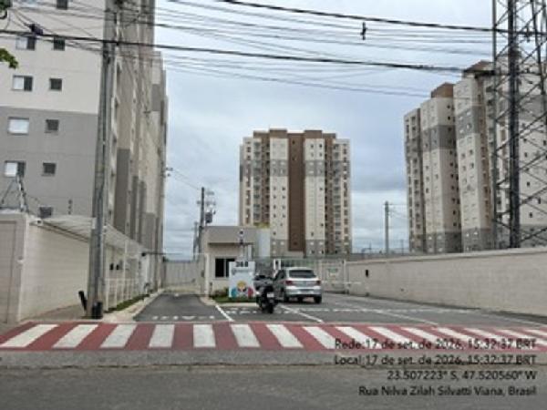 Apartamento em Sorocaba, Conjunto Habitacional Julio De Mesquita, Rua Nilva Zilah Silvatti Viana, N. 360, Apto 115, Torre 04, SP. Área: 41.02m2