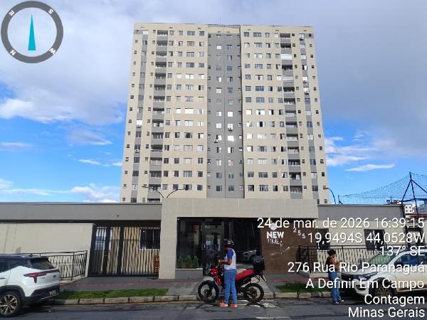 Apartamento em Contagem, Parque Riacho Das Pedras, Rua Rio Paranagua, N. 255, Apto 1705, Bloco 03, MG. Área: 46.37m2